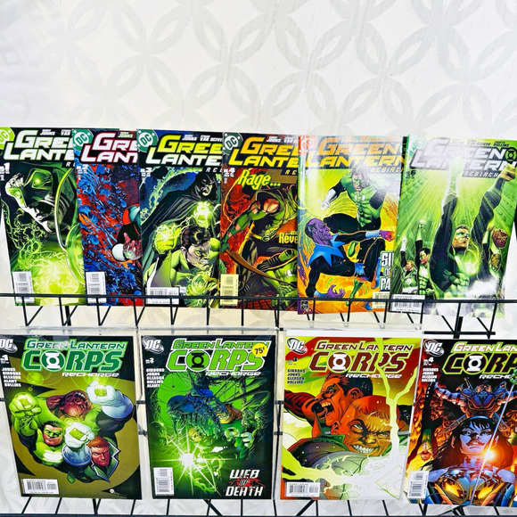Green Lantern Rebirth 1-6 & GL Corps Recharge 1-4 Lot Geoff Johns - Picture 1 of 7